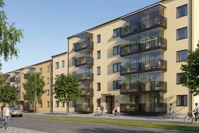 Nytt bostadskvarter i Lyckeby