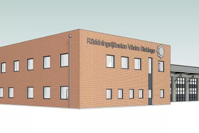 Nya brandstationen i Karlshamn