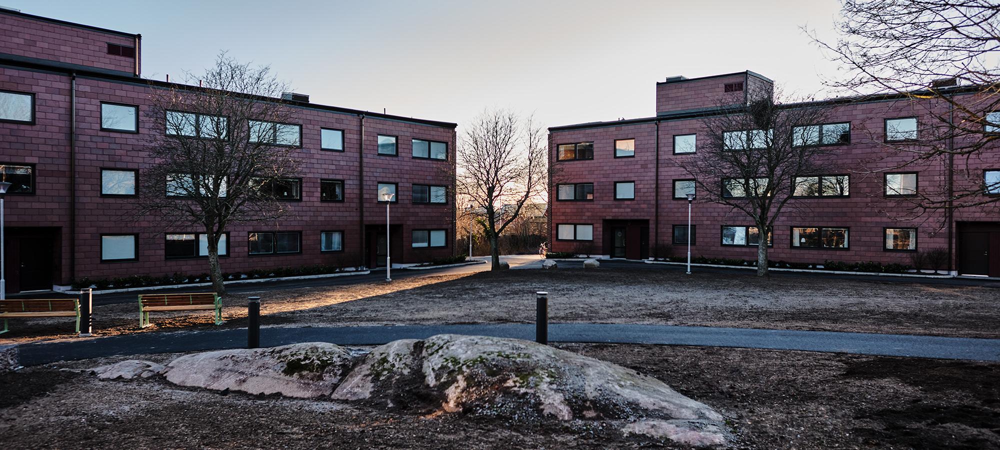 Möllebacken bostadsområde i Karlshamn JSB