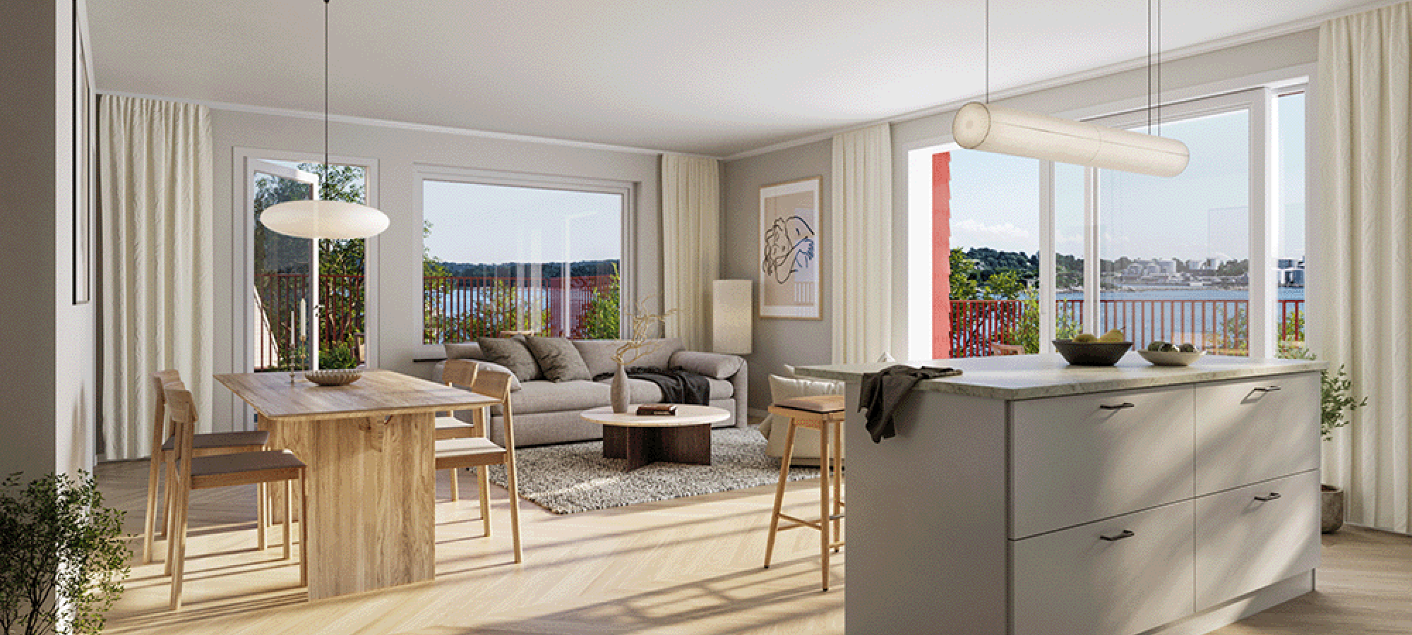 Saltsjöbaden Vardagsrum