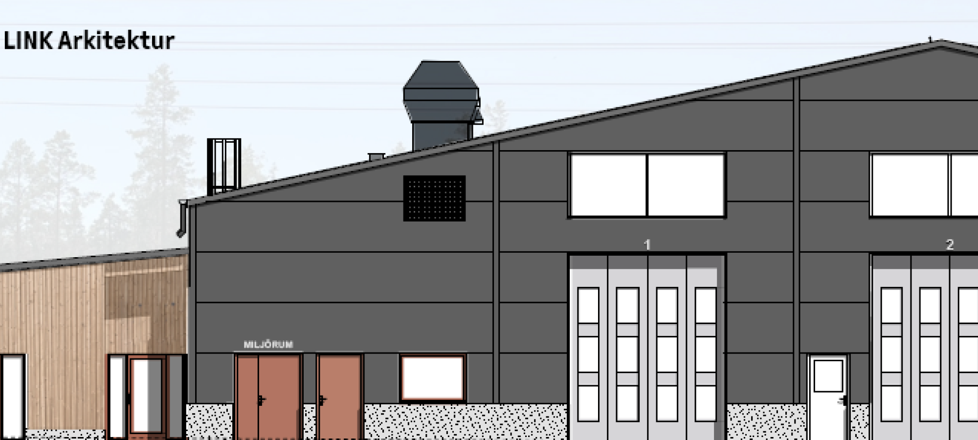 Illustration av LINK Arkitektur