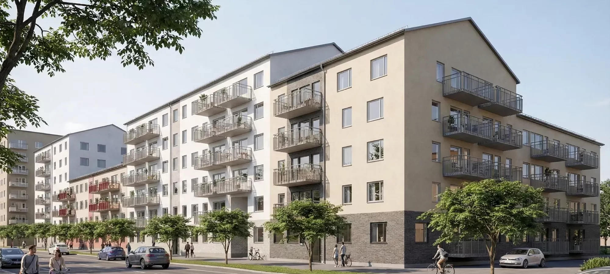 JSB Construction bygger 136 nya bostäder i Gränby tillsammans med Riksbyggen